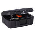 Fire-Resistant Box Safe with Key Lock 0.18 Cu. Ft., Black L73319