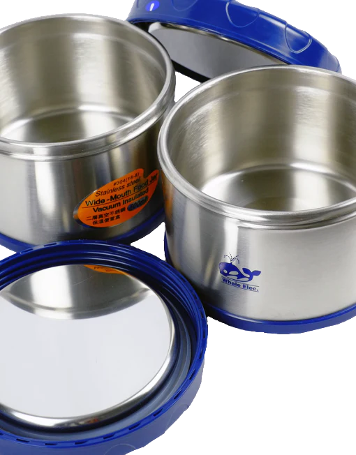 0.50L 2-pc Thermal Lunch Kit with Carrying Bag C39945