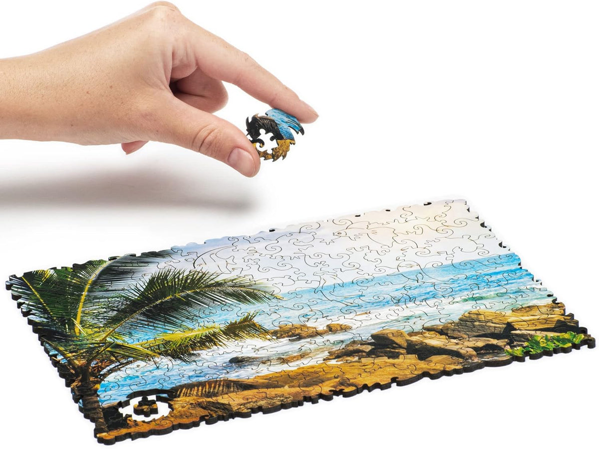 Wooden Puzzle Jigsaw, 125 pieces, 9 x 6.2 in J8527