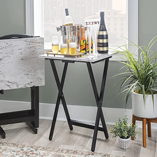 White Tray Table Set A541510