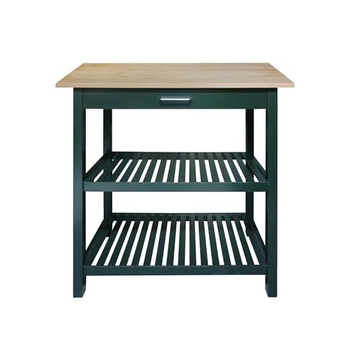 Kitchen Island with Solid American Hardwood Top S12536