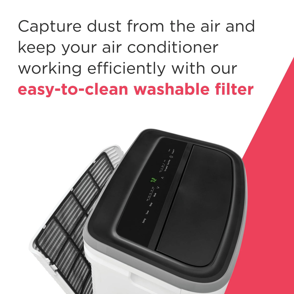 14,000 BTU 3-in-1 Heat/Cool Portable Air Conditioner V94722