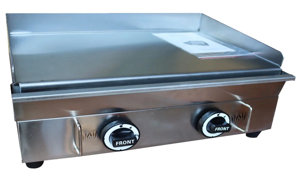 28.94" x 16.14" 2 Burner Propane Countertop Griddle Grill S41452