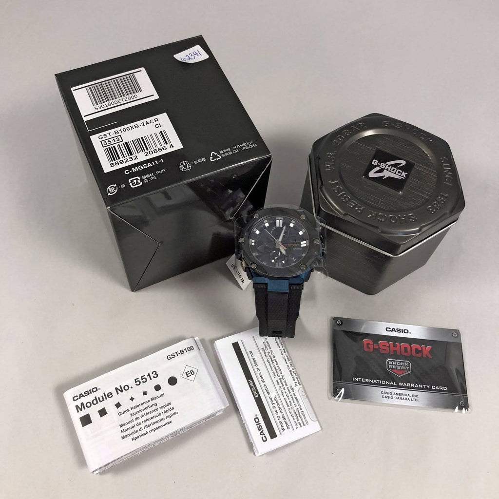 Blue G-Shock Watch D345