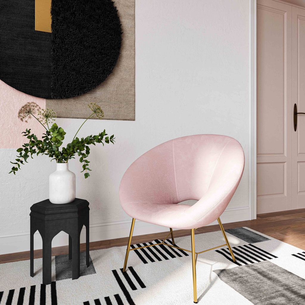 Grey Velvet Chair Z738