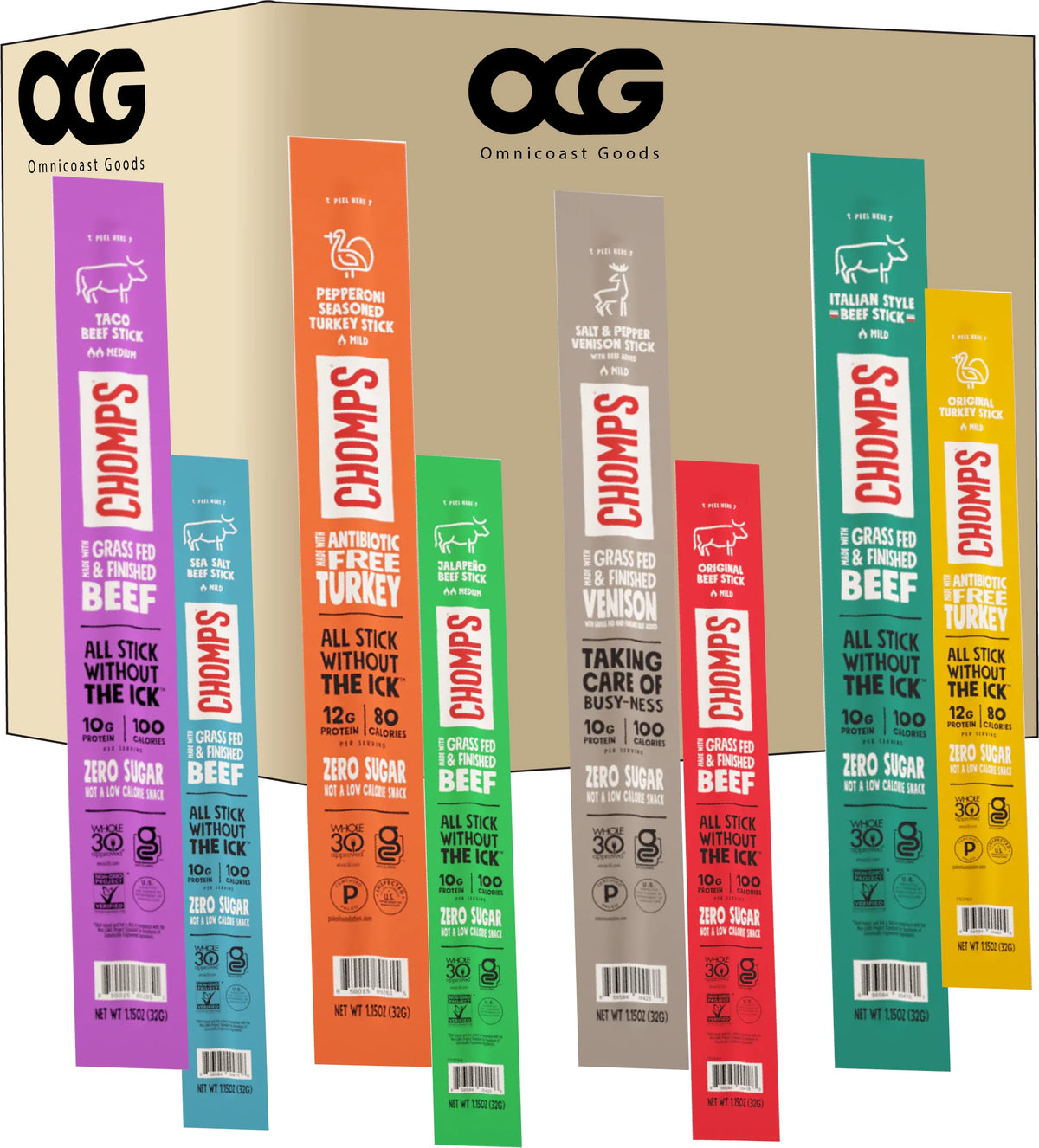 Beef Sticks Variety 16 Pack G969