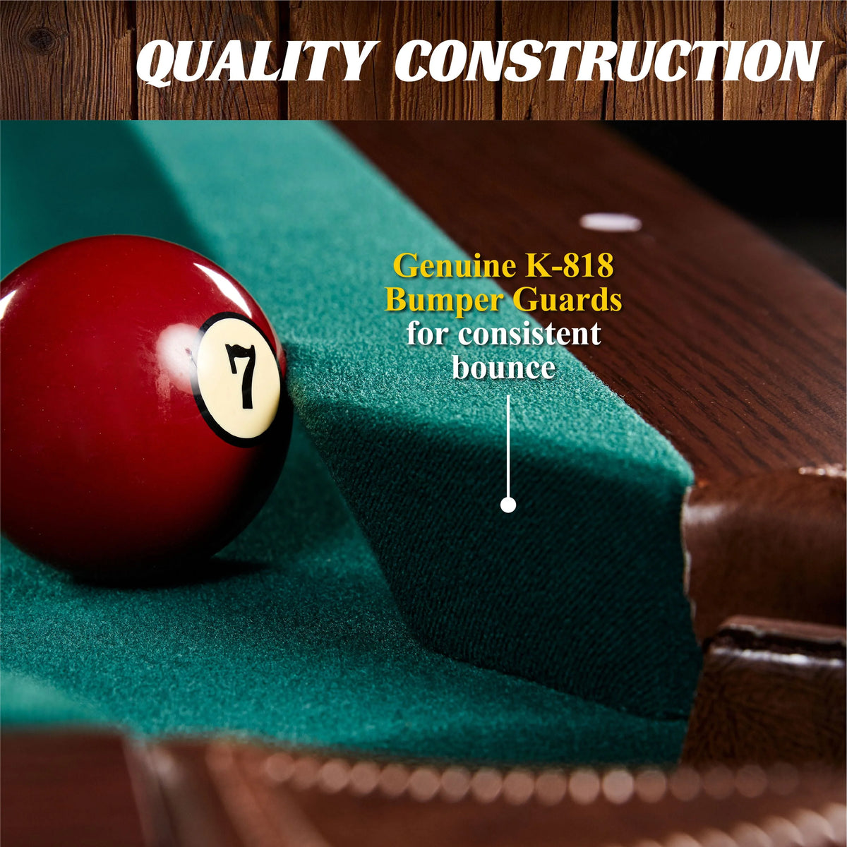 Burgundy Pool Table with Cue Rack and Dartboard Set K576915