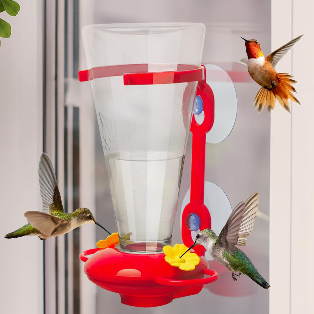 Large Capacity Plastic Window Hummingbird Feeder O219658