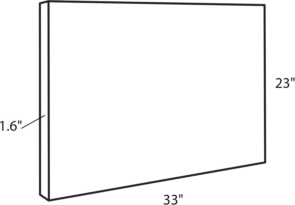 Framed Canvas, 23x33, Gray, Pack of 2 H16194