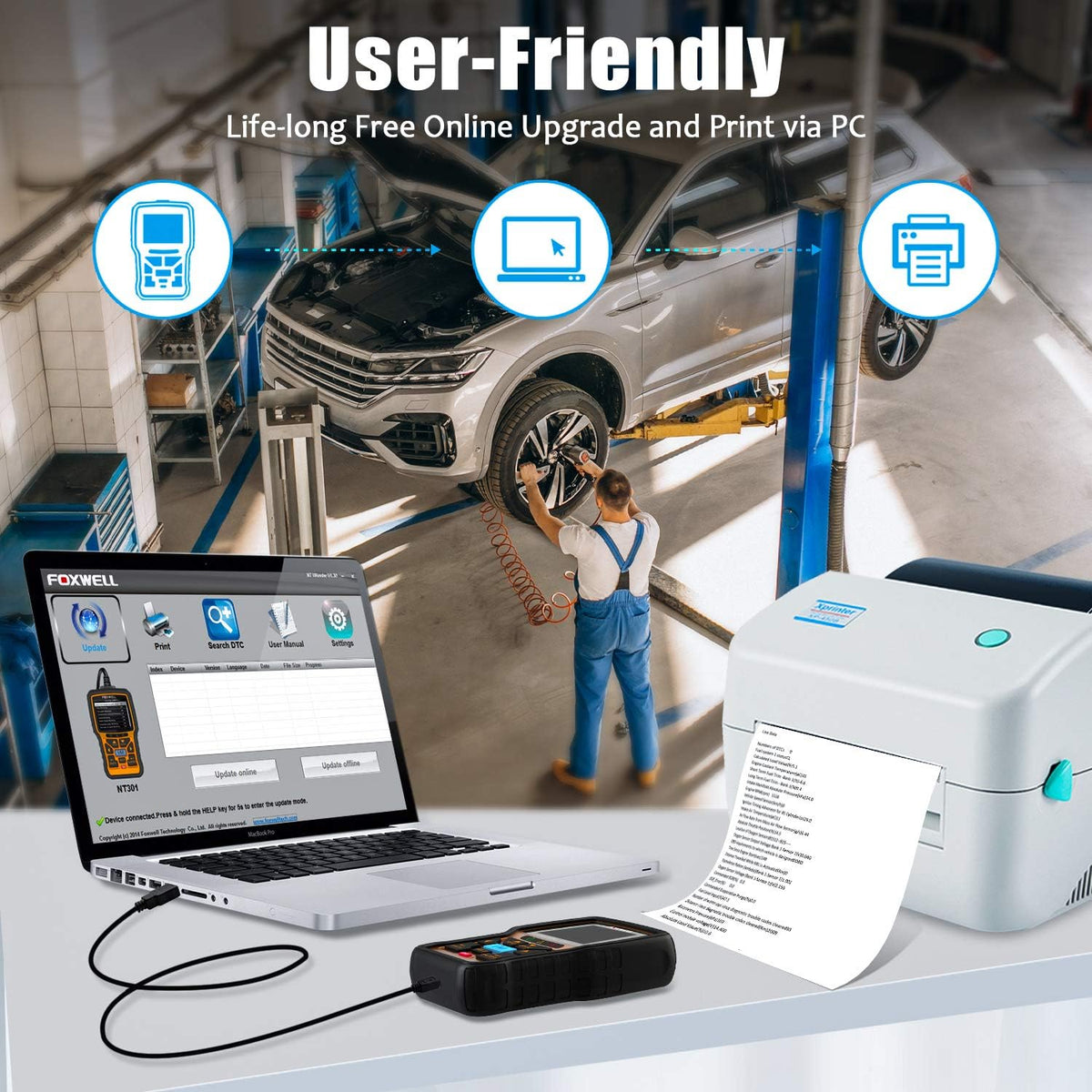 OBD2 Scanner Diagnostic Code Reader Tool Pack of 2 T621