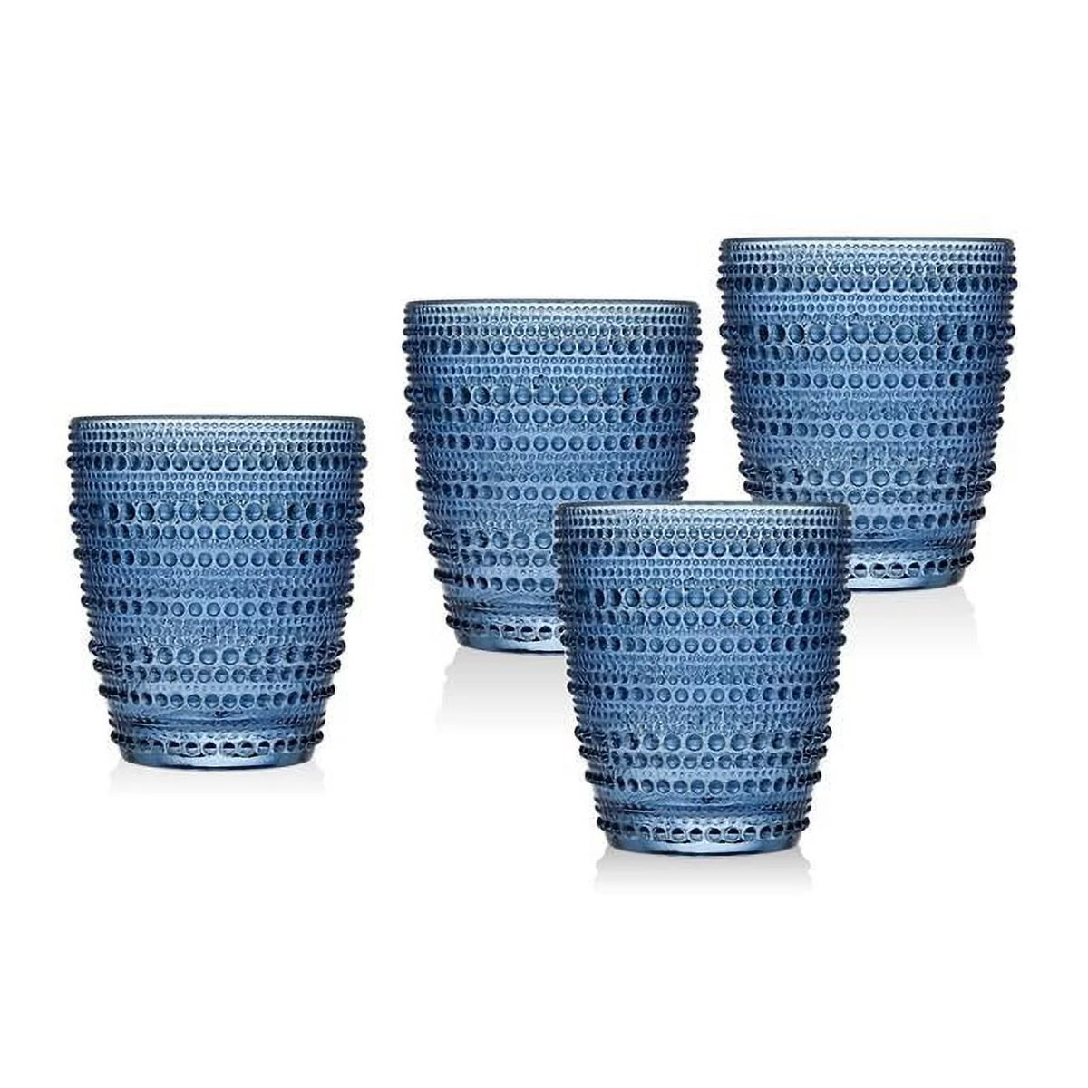 Blue Set of 8 Double Old Fashioned Glasses R327
