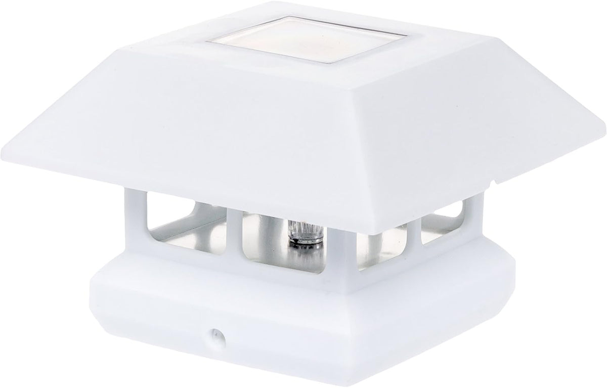 12 Pack Solar Powered LED Post Cap Light J92535