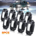 White 8Pods LED Rock Lights IP68 Waterproof T571