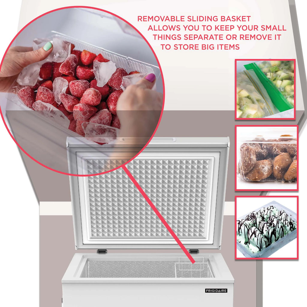 5.0 Cu. ft. White Chest Freezer P23196