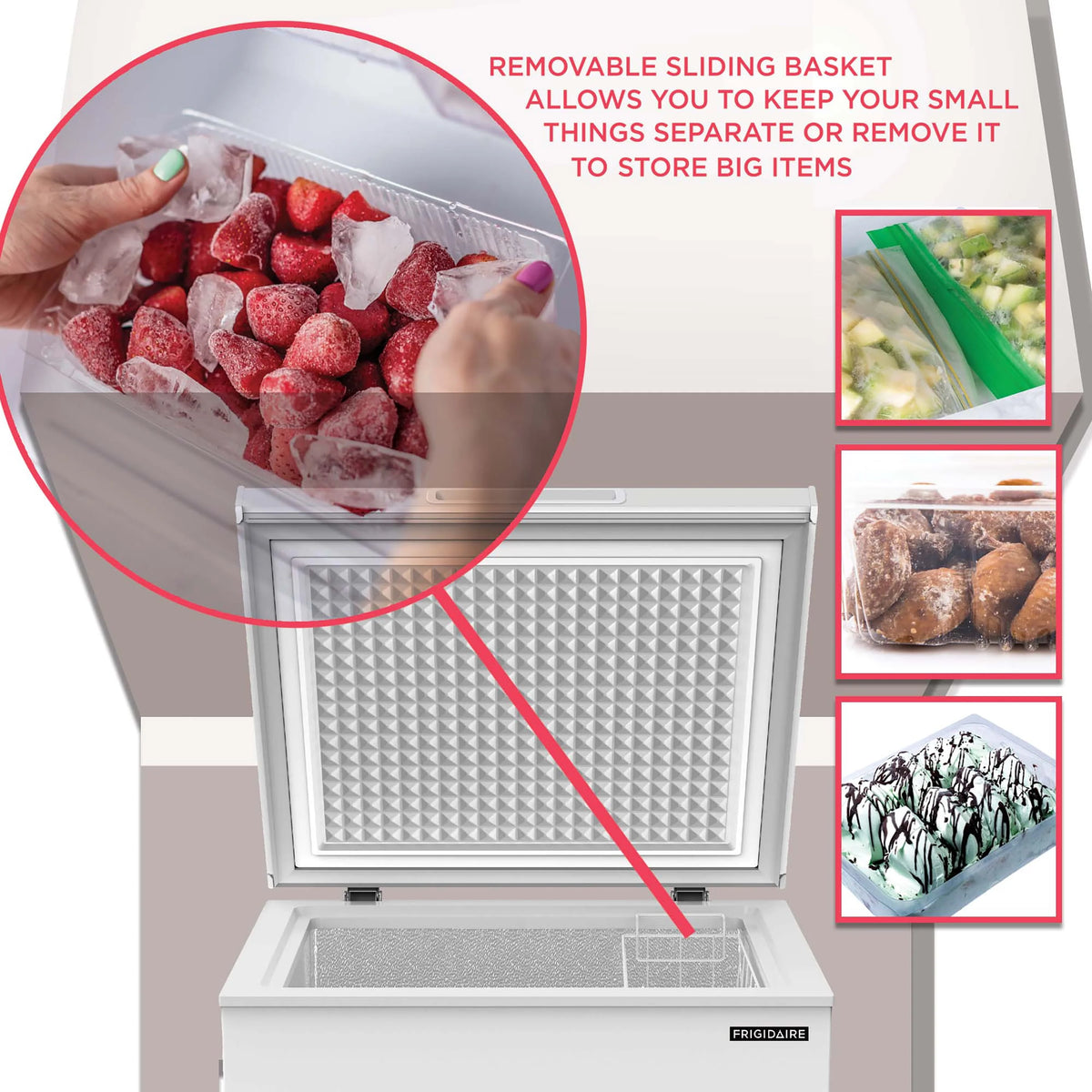 5.0 Cu. ft. White Chest Freezer P23196