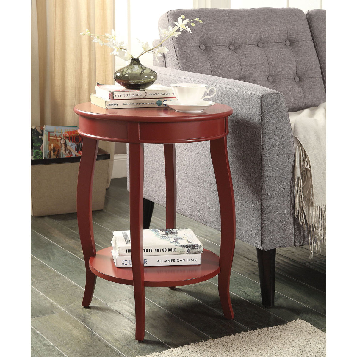Red Side Table D57059