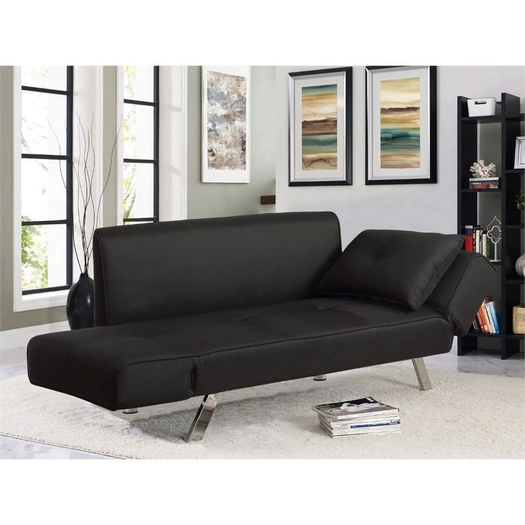 Black Convertible Sofa E106