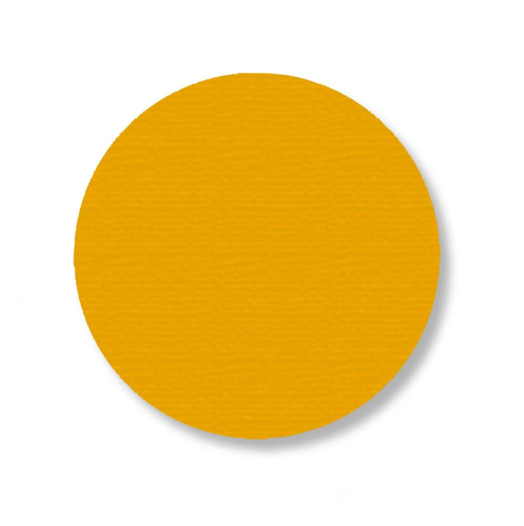 Yellow Solid Dot Floor Markers, Pack of 100 F253476