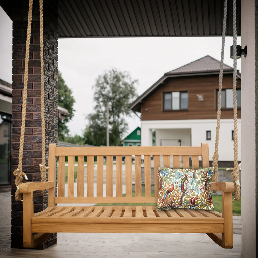 Teak Wood Double Outdoor Patio Swing X5569