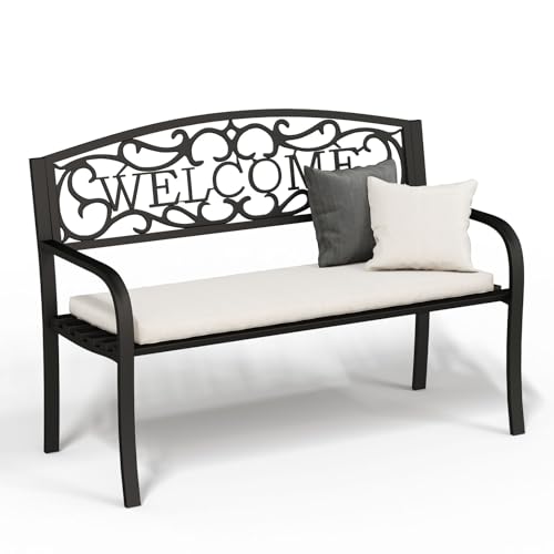 Heavy-Duty Weatherproof Metal Garden Bench G938400