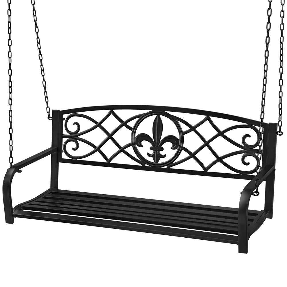Black Iron Porch Swing U64524