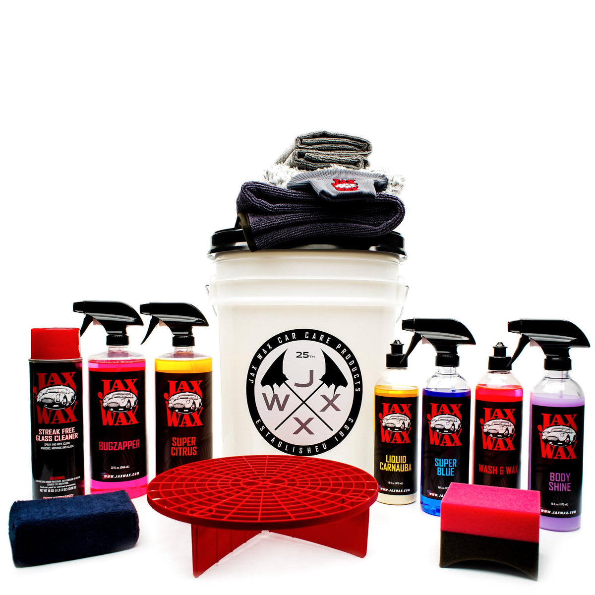 Scratch-Free Wash Wax and Detail Bucket Car Care Organizer I493366