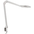 Silver Grey LED Task Light with Edge Clamp N602448