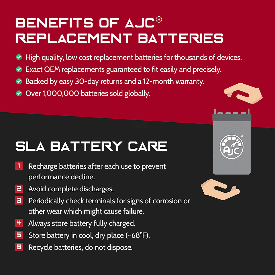 6V 12Ah Sealed Lead Acid Battery V144