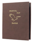 4¼ x 14 Mocha Plush Casebound Menu Y46152