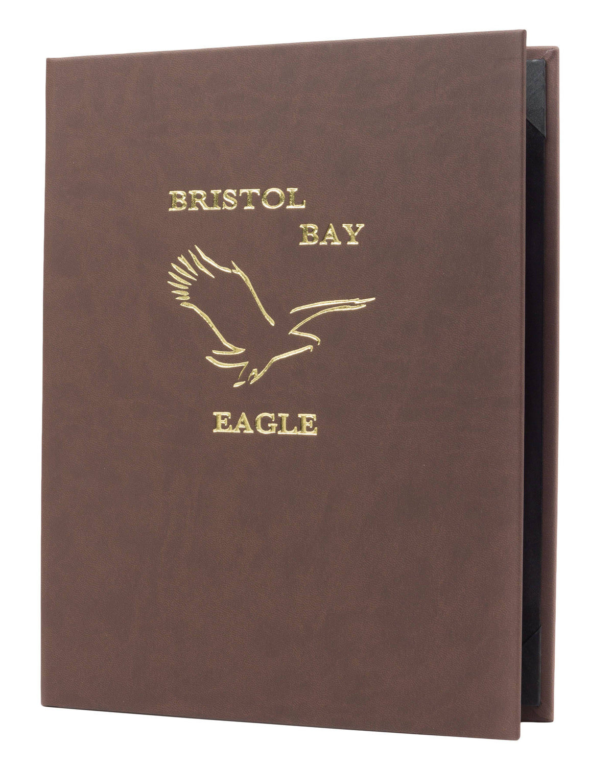 4¼ x 14 Mocha Plush Casebound Menu Y46152