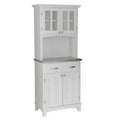 White 2 Door Panel Hutch Buffet E122