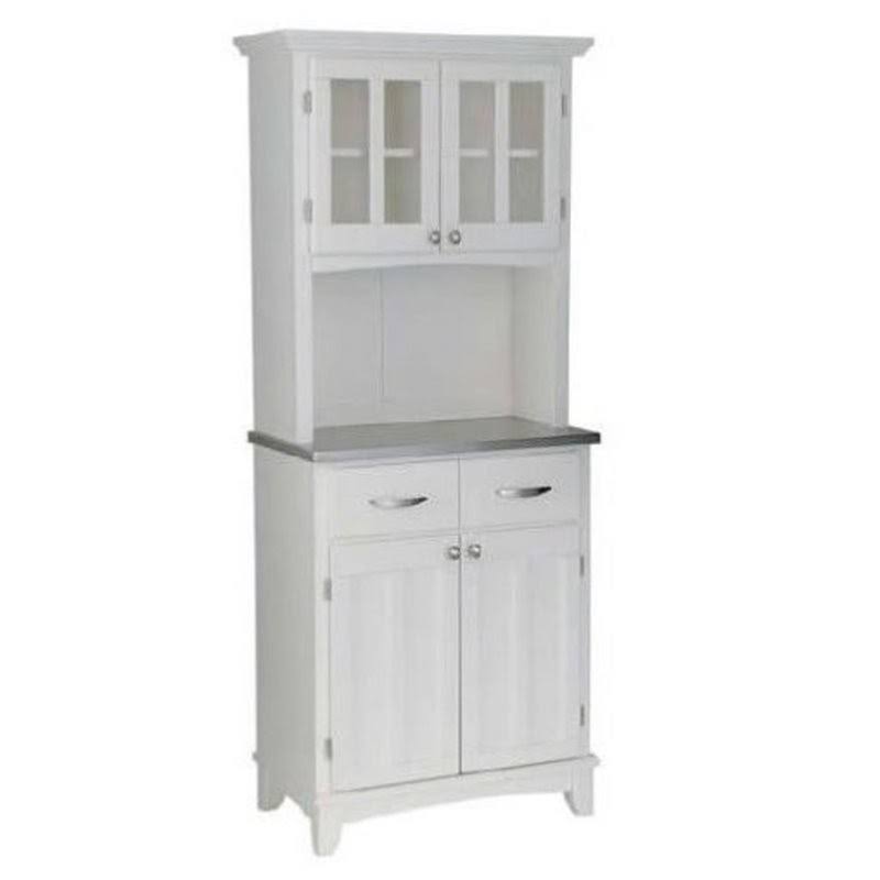 White 2 Door Panel Hutch Buffet E122