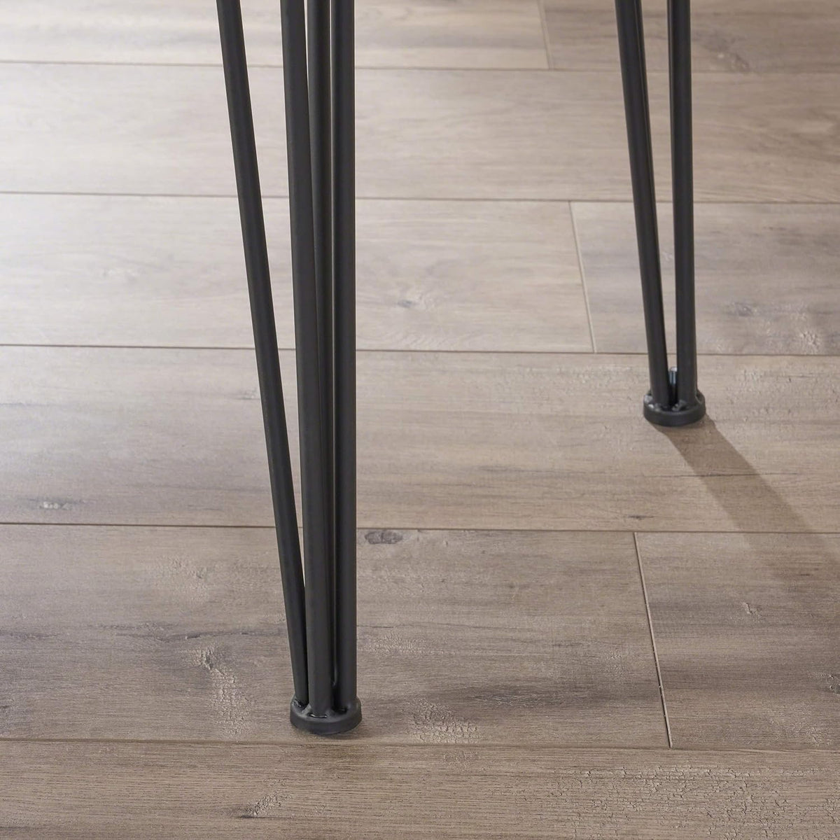 Black Natural Rectangle Iron Veneer Bar Table C851707