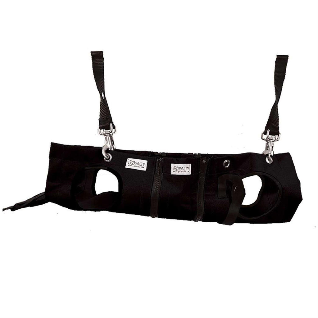 Pet Nail Grooming Hammock in Black M6800