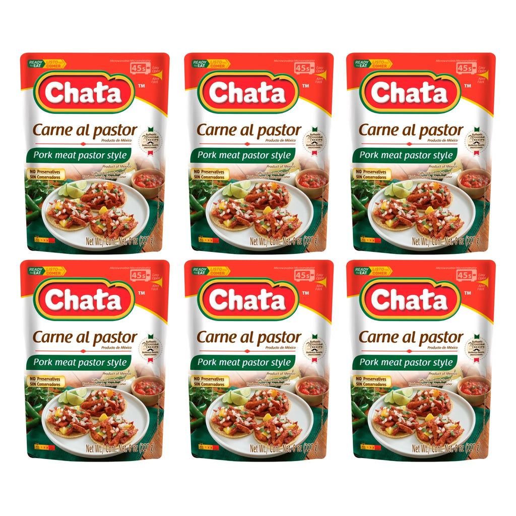 Pork Meat Pastor Style Pouch, 8 oz, Pack of 6 P462