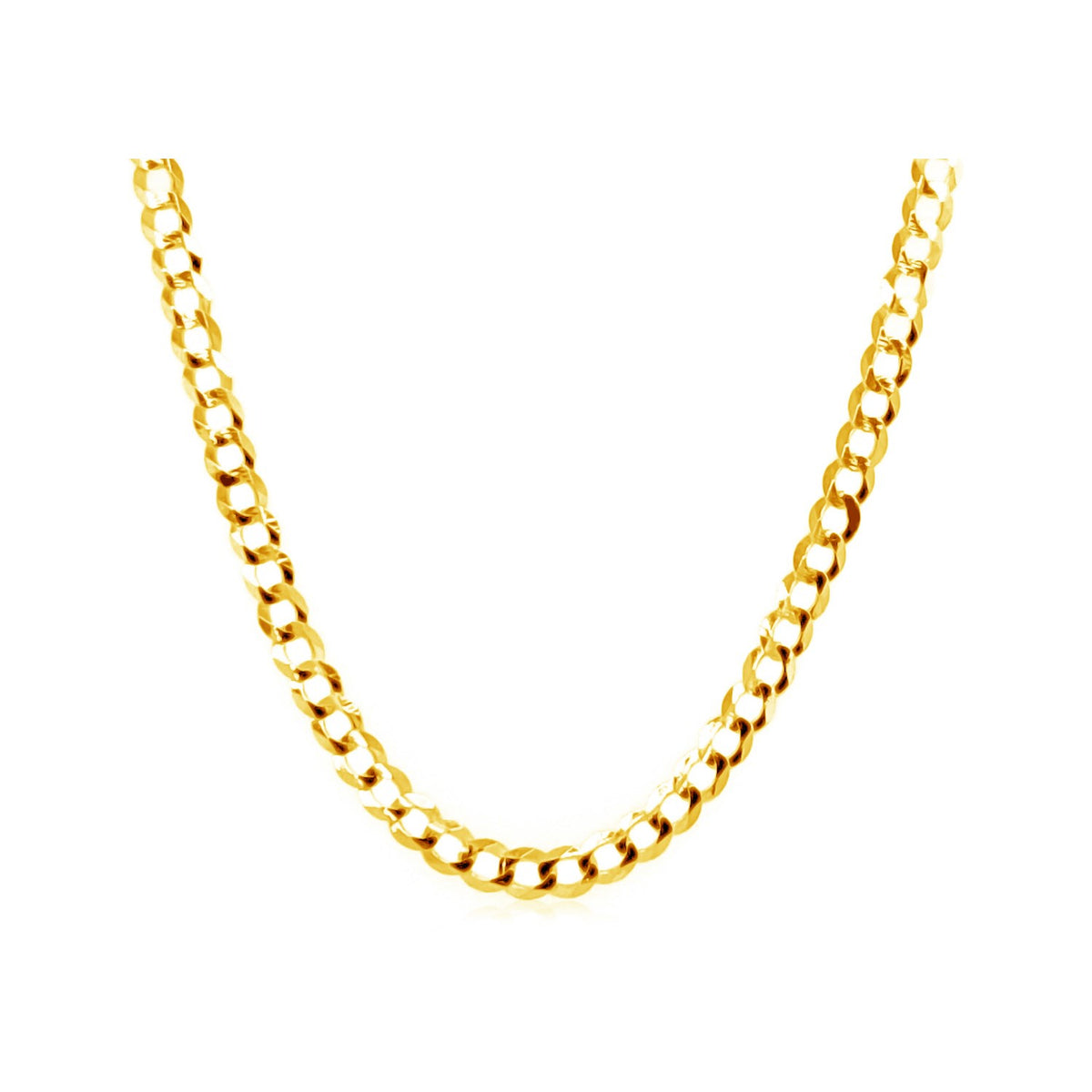 10k Yellow Gold Curb Chain 18 in G31026