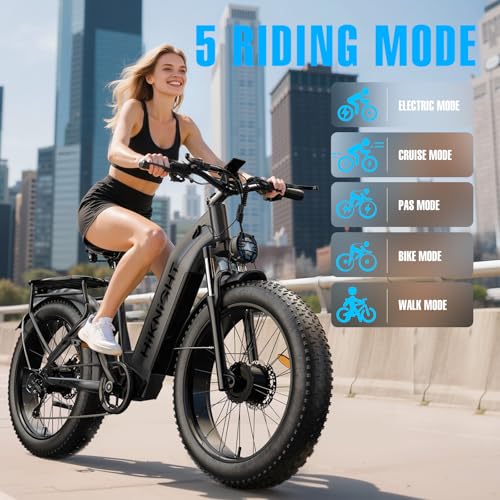1600W 52V 20AH Fat Tire Electric Bike Q698