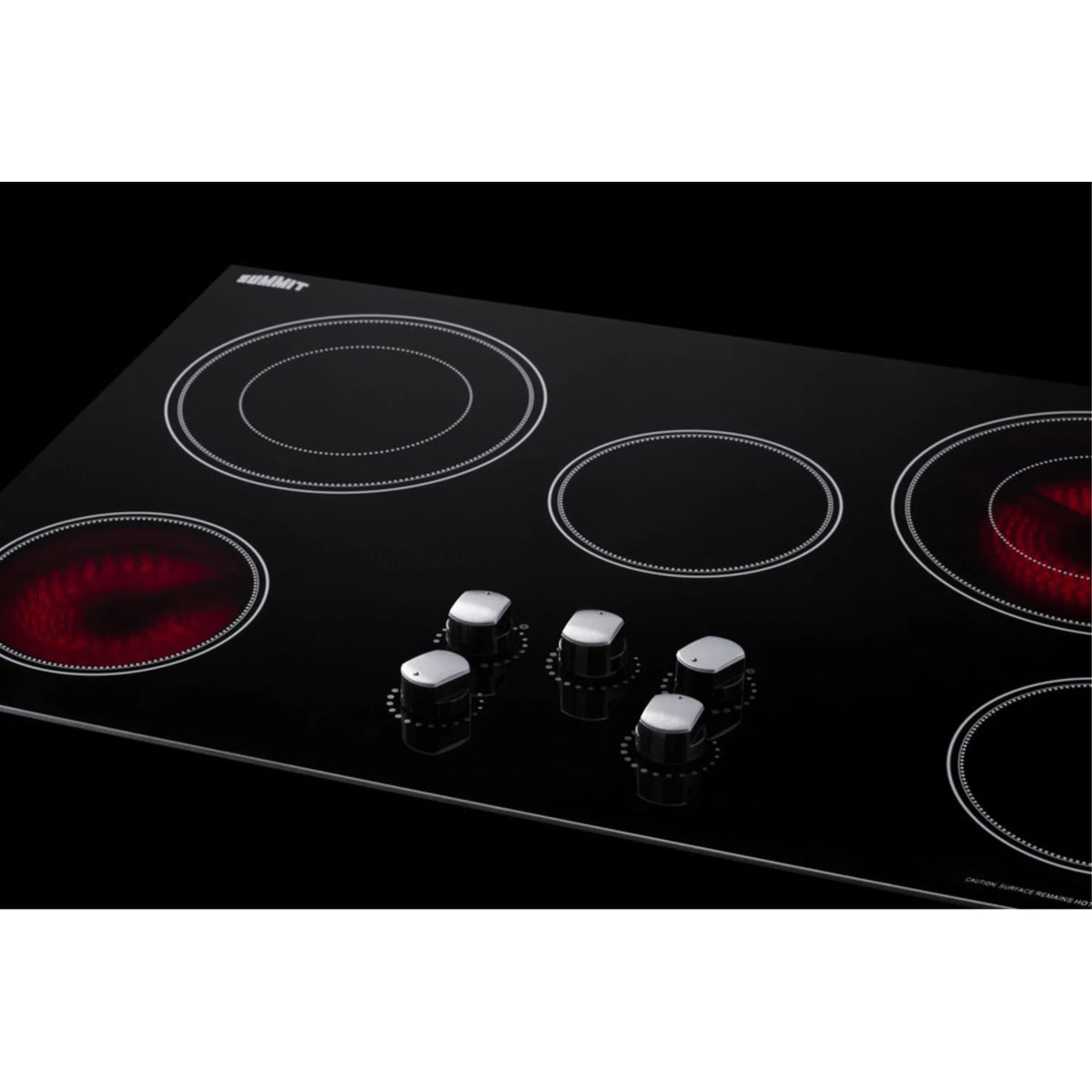 36 in. 5-Burner Radiant Cooktop, Black Y791695