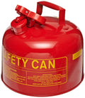Red 2-1/2 Gallon Metal Safety Can D64167