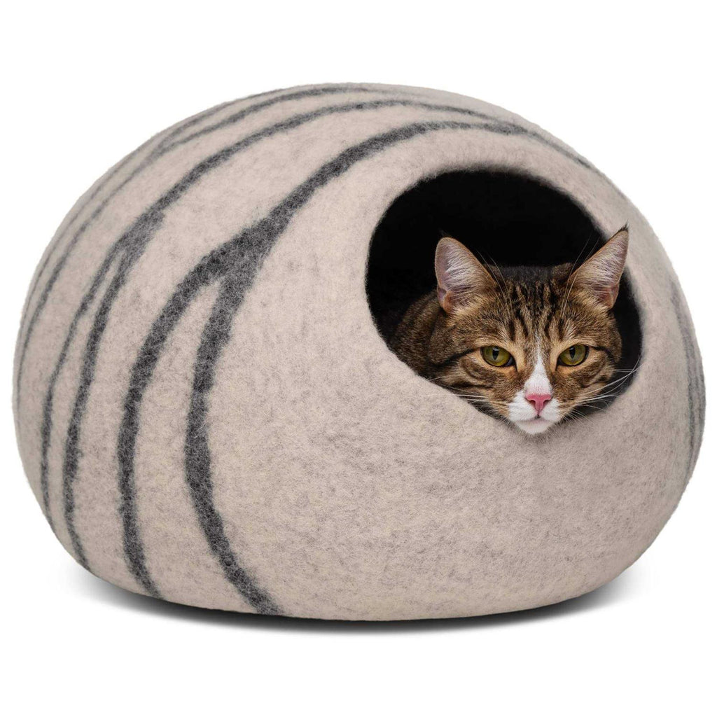 Felt Cat Bed Cave 100% Merino Wool B18920