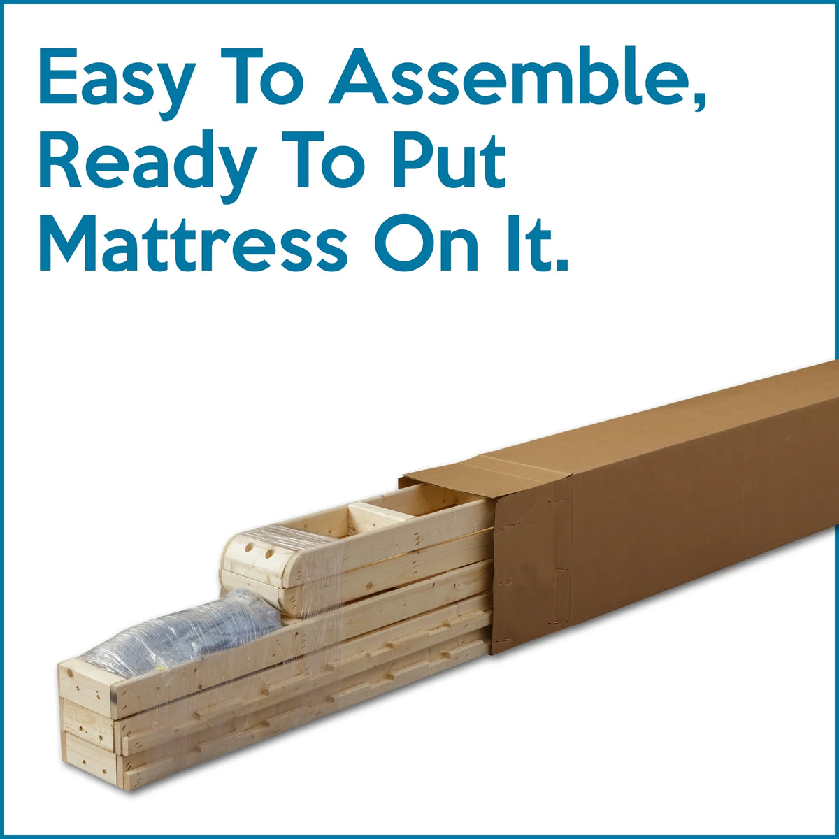 5" Wood Box Spring for Mattress Support Full P281832
