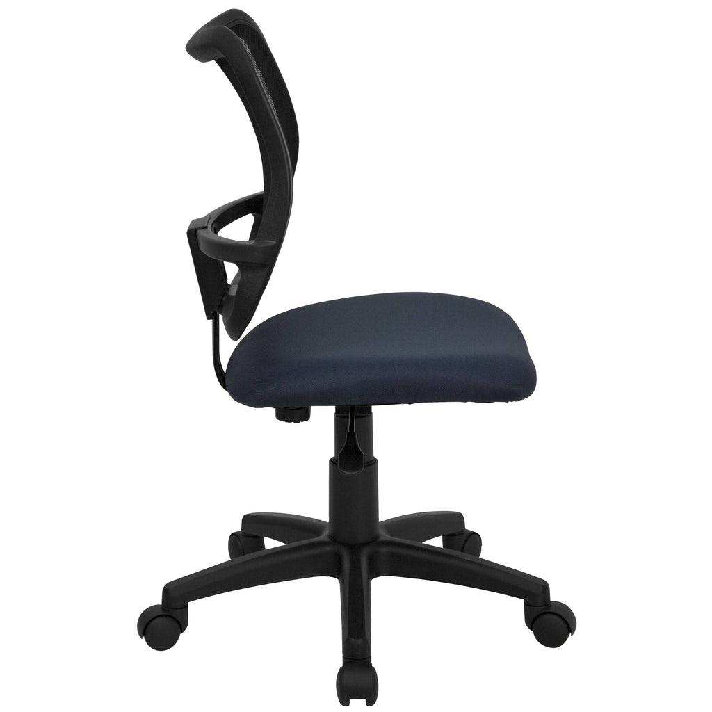 Navy Blue Mesh Swivel Task Office Chair R533