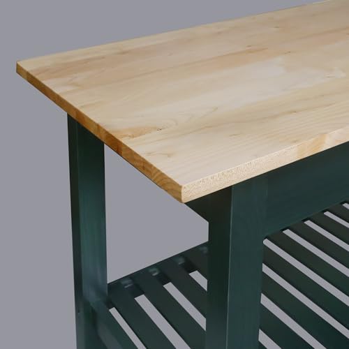 Kitchen Island with Solid American Hardwood Top S12536