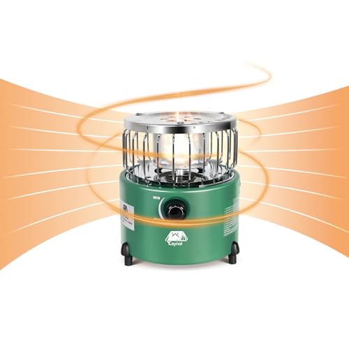2 in 1 Portable Propane Heater and Stove, Outdoor Camping Liquefied Gas Stove, Orange I206082