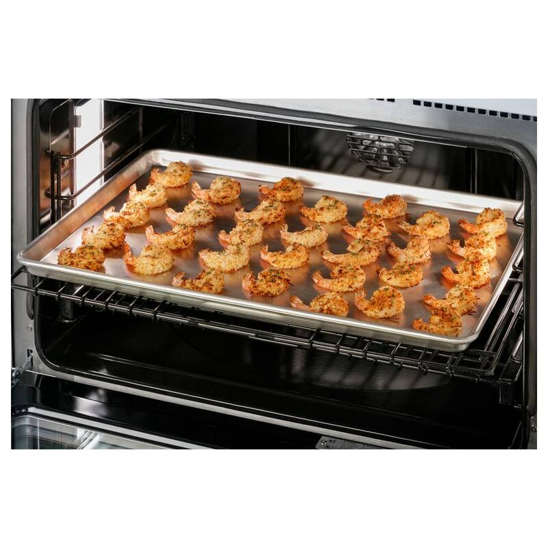 6 Burner Dual Fuel Range with Convection in Stainless Steel K458