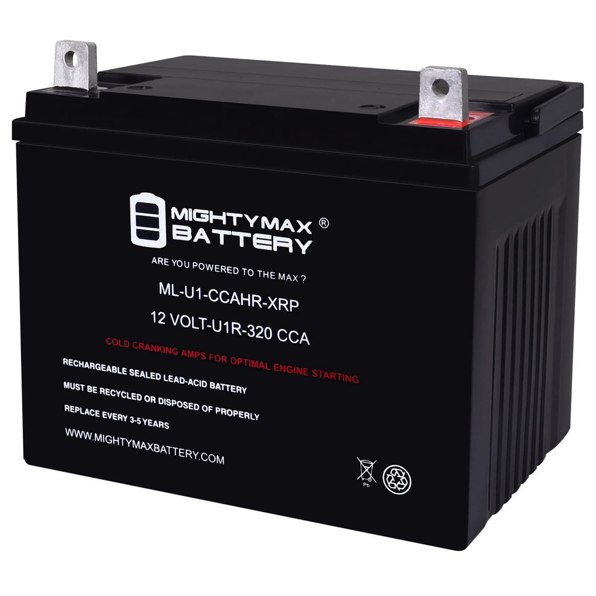 12V 320CCA Replacement Battery Q313