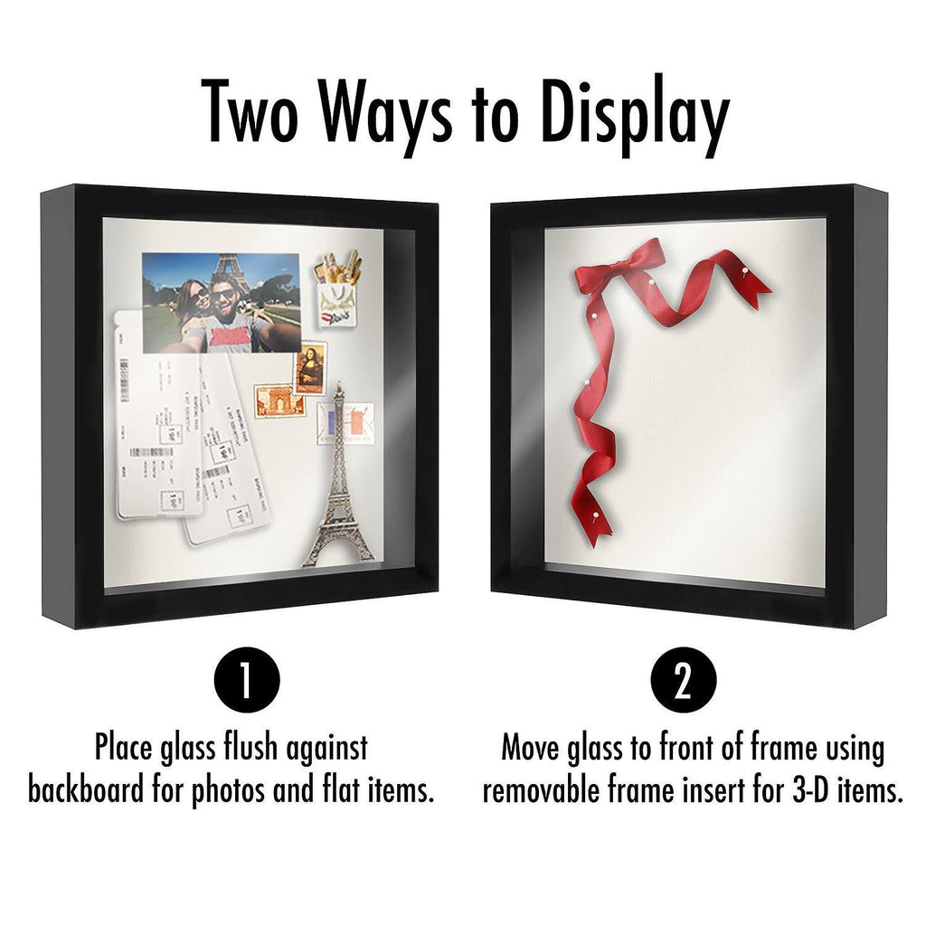 Black 8x22 Shadow Box Frame P98182