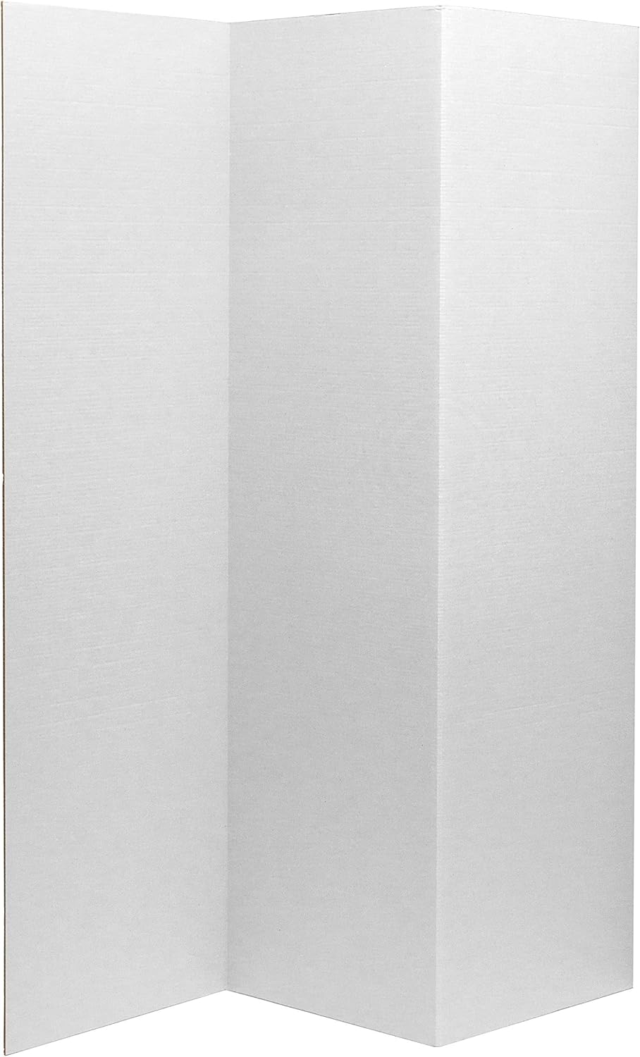 6 ft. Tall White 3 Panel Room Divider V186