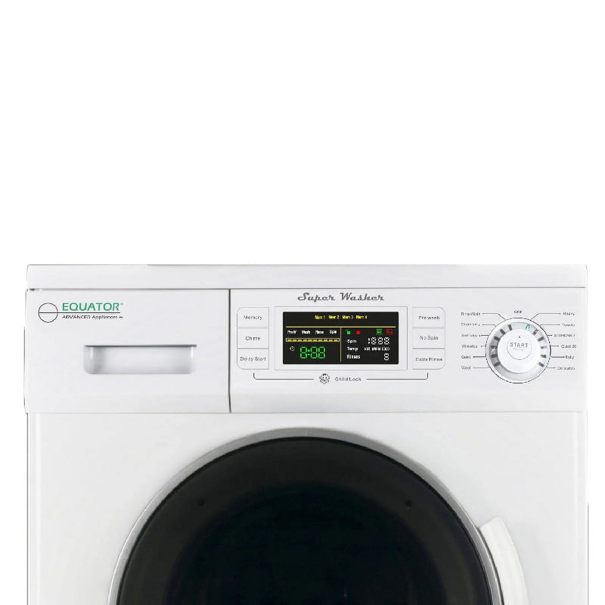 110V Compact Washer and Vented Sensor Dryer Set D291979