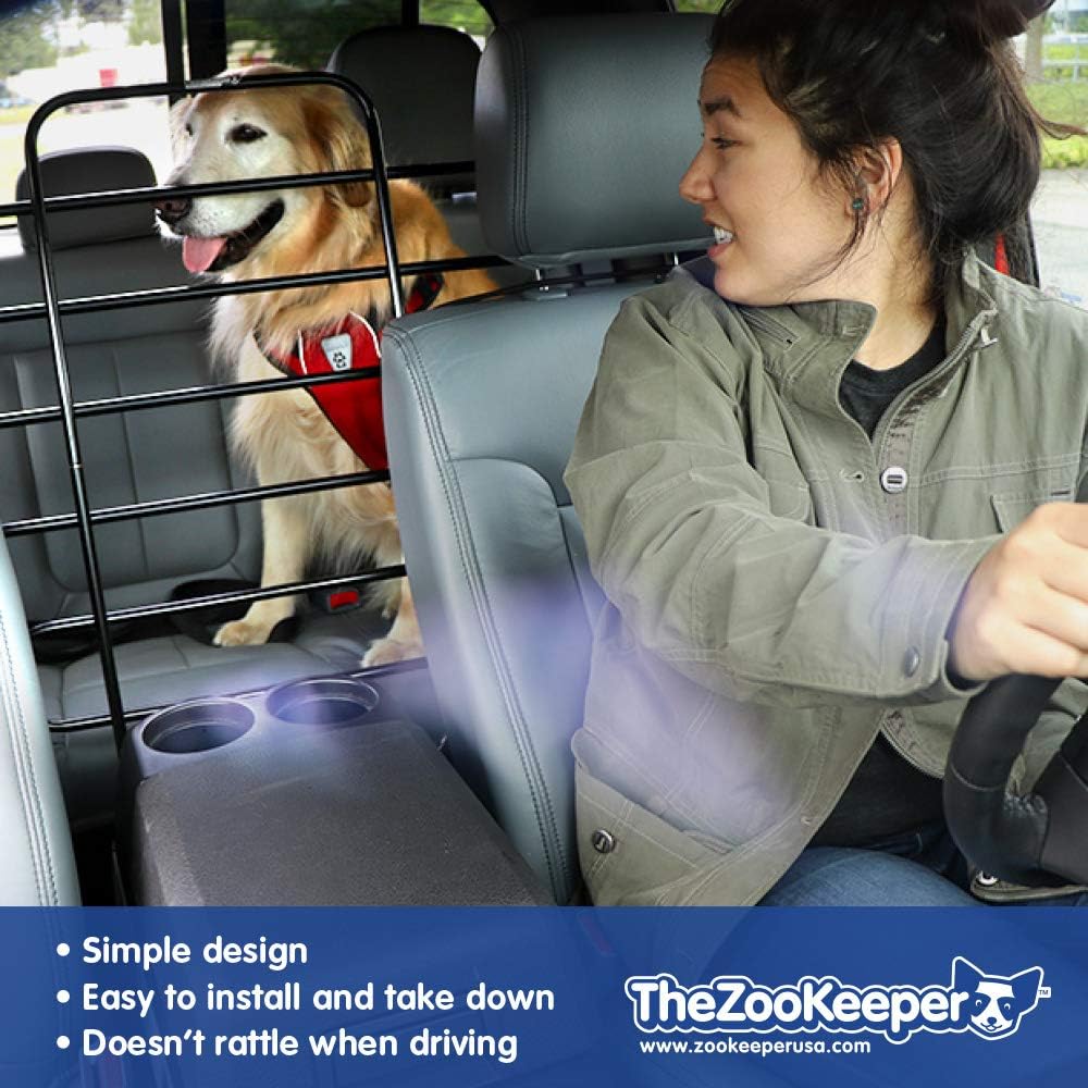 Adjustable Universal Metal Pet Barrier for Cars I18221